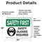 Signmission 18 in Height, 24 in Width, Vinyl Decal, Rectangle OS-2PACK-SF-D-1824-L-10935 - alternate 2